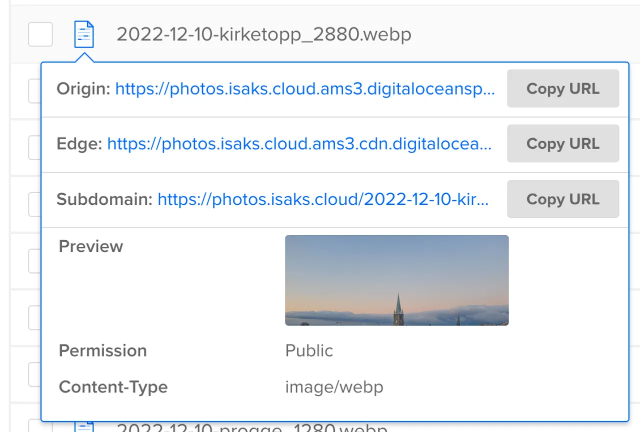 Image preview